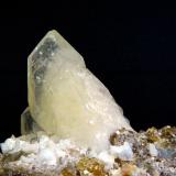 CalcitaMina Moscona, El Llano, Solís, Corvera de Asturias, Comarca Avilés, Principado de Asturias (Asturias), España8 x 7 cm. (Autor: Antonio P. López)