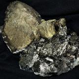 Chalcopyrite with Arsenopyrite, Calcite and Muscovite<br />Minas da Panasqueira, Aldeia de São Francisco de Assis, Covilhã, Castelo Branco, Cova da Beira, Centro, Portugal<br />11.5x8.5x6.5 cm''s<br /> (Author: Joseph DOliveira)