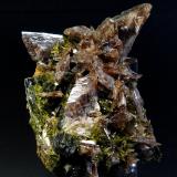 Axinita-(Mn), Epidota<br />Canta, Distrito Canta, Provincia Canta, Departamento Lima, Perú<br />9 x 5 cm.<br /> (Autor: Antonio P. López)