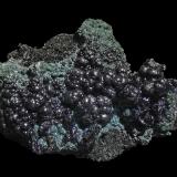 Heterogenite<br />L'Etoile du Congo Mine, Lubumbashi (Elizabethville), Katanga Copper Crescent, Haut-Katanga (Shaba), Democratic Republic of the Congo (Zaire)<br />72 x 50 x 33 mm<br /> (Author: Rob Schnerr)