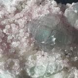 Fluorite<br />Baimashan tunnel (construction site), Qianbaxia, Wuyishan, Nanping Prefecture, Fujian Province, China<br />9,5 x 5,5 cm<br /> (Author: Volkmar Stingl)