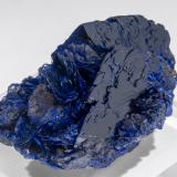 Azurite<br />Chessy-les-Mines, Les Bois d'Oingt, Villefranche-sur-Saône, Rhône, Auvergne-Rhône-Alpes, France<br /><br /> (Author: Jordi Fabre)