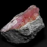 RhodochrositeFoote Lithium Co. Mine (Foote Mine), Kings Mountain District, Cleveland County, North Carolina, USA7.5 x 5.4 cm (Author: am mizunaka)