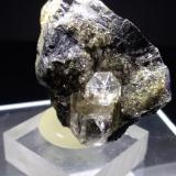 Anglesite, GalenaMontevecchio Mines, Arbus, Medio Campidano Province, Sardinia/Sardegna, Italy47,6 x 40 mm (Author: Sante Celiberti)