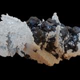 Sphalerite (variety marmatite), Chalcopyrite and Pseudomorph of Calcite<br />Dalnegorsk, Dalnegorsk Urban District, Primorsky Krai, Russia<br />250 mm x 100 mm x 100 mm<br /> (Author: Dany Mabillard)