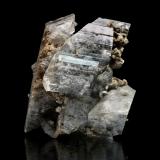 Gypsum with inclusions<br />Niccioleta Mine, Massa Marittima, Grosseto Province, Tuscany, Italy<br />mm.90x80x55<br /> (Author: Diego Pucci)