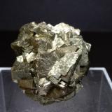Marcasita<br />Mina Muscadroxius-Genna Tres Montis, Silius, Provincia Sud Sardegna, Cerdeña/Sardegna, Italia<br />46 x 45 mm<br /> (Autor: Sante Celiberti)