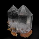 Quartz, Scheelite<br />Pingwu Mine, Huya township, Mount Xuebaoding, Pingwu, Mianyang Prefecture, Sichuan Province, China<br />8.0 x 6.2 cm<br /> (Author: am mizunaka)