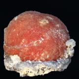 Inesita<br />Mina N'Chwaning II, sección 5 sur, realce techo 46-47, Zona minera N'Chwaning, Kuruman, Kalahari manganese field (KMF), Provincia Septentrional del Cabo, Sudáfrica<br />cristal 25x25 mm<br /> (Autor: Ramon A  Lopez Garcia)
