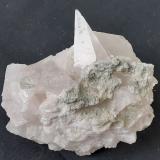 Calcite<br />Wuyi tunnel north (construction site), Wuyishan, Nanping Prefecture, Fujian Province, China<br />6,5 x 6 cm<br /> (Author: Volkmar Stingl)