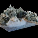 Quartz and Chlorite Group<br />Schin gorge, Thusis, Domleschg, Hinterrhein Valley, Grischun (Grisons; Graubünden), Switzerland<br />60 mm x 60 mm x30 mm<br /> (Author: Dany Mabillard)