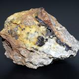 Esfalerita<br />Mina Mayo Segundo, Calamón Alto, Posadas, Comarca Valle Medio del Guadalquivir, Córdoba, Andalucía, España<br />7 x 5 cm.<br /> (Autor: Antonio P. López)
