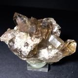 Quartz (variety smoky)<br />Schin gorge, Thusis, Domleschg, Hinterrhein Valley, Grischun (Grisons; Graubünden), Switzerland<br />97 x 65 mm<br /> (Author: Sante Celiberti)