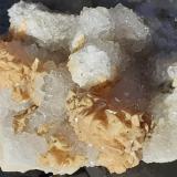 Dolomite, Quartz<br />Yongping Mine, Yongping, Yanshan, Shangrao Prefecture, Jiangxi Province, China<br />6,5 x 4,5 cm<br /> (Author: Volkmar Stingl)