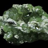 GrossularJeffrey Mine, Asbestos, Les Sources RCM, Estrie, Québec, Canada10 x 6 x 4 mm (Author: Rob Schnerr)