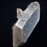 Quartz with fluorite<br />Kara-Oba, Betpak-Dala (Bet-Pak-Dala) Desert, Karaganda Region, Kazakhstan<br />8.7 cm long<br /> (Author: Bob Morgan)