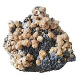 Calcite on Ankerite on Sphalerite<br />Niederfischbach, Altenkirchen (Westerwald), Siegerland, Rhineland-Palatinate/Rheinland-Pfalz, Germany<br />Specimen size 15 cm<br /> (Author: Tobi)
