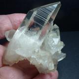 Cuarzo (variedad cristal de roca)<br />Diamantina, Vale do Jequitinhonha, Minas Gerais, Brasil<br />7 x 6 cm.<br /> (Autor: javier ruiz martin)
