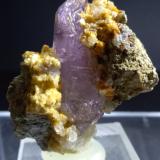 Quartz (variety amethyst)Capurru Quarry, Osilo, Sassari Province, Sardinia/Sardegna, Italy38 x 32,6 mm (Author: Sante Celiberti)