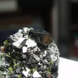 Allanita-(La)Nueva Vizcaya Mine, Los Calvitos property, Burguillos del Cerro, Comarca Zafra-Río Bodión, Badajoz, Extremadura, Spain30x20 mm (Autor: Ignacio)