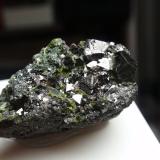 Allanita-(La)Nueva Vizcaya Mine, Los Calvitos property, Burguillos del Cerro, Comarca Zafra-Río Bodión, Badajoz, Extremadura, Spain30x20 mm (Autor: Ignacio)