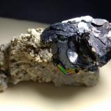 Hematite<br />Cavradi, Curnera Valley, Tujetsch (Tavetsch), Vorderrhein Valley, Grischun (Grisons; Graubünden), Switzerland<br />83 x 50 mm<br /> (Author: Sante Celiberti)