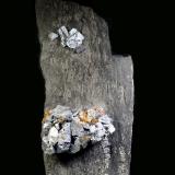 Galena, Esfalerita<br />Mina Ángela (Mina Matienzo Este), Matienzo, Karrantza Harana/Valle de Carranza, Comarca Las Encartaciones, Vizcaya / Bizkaia, País Vasco (Euskadi), España<br />15 x 5 cm.<br /> (Autor: Antonio P. López)
