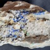 Azurite, Malachite, Dolomite<br />Ringenwechsel Mining District, Troi, District Schwaz, Inn Valley, North Tyrol, Tyrol/Tirol, Austria<br />14 x 7 cm<br /> (Author: Volkmar Stingl)