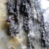 Proustita, AcanthitaMina Monte Narba, San Vito, Monte Narba, Provincia Sud Sardegna, Cerdeña/Sardegna, Italia35 x 26 mm (Autor: Sante Celiberti)