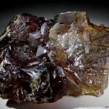 Esfalerita<br />Mina de Áliva (Mina Las Mánforas), zona Minera Áliva, Camaleño, Comarca Liébana, Cantabria, España<br />65x54 mm.<br /> (Autor: Jesus Franquesa Baucells)