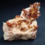 Vanadinite, BaryteACF Mine area, Mibladen mining district, Mibladen, Midelt, Midelt Province, Drâa-Tafilalet Region, Morocco42 mm x 41 mm x 27 mm (Author: Don Lum)