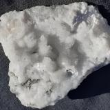Calcite, Pyrite<br />Albvorlandtunnel, Wendlingen, Esslingen District, Stuttgart Region, Baden-Württemberg, Germany<br />6,5 x 5 cm<br /> (Author: Volkmar Stingl)