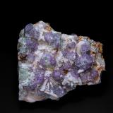 Fluorite, QuartzHeson Mine (Hesson Mine), Buckskin Mountains, La Paz County, Arizona, USA8.0 x 7.1 cm (Author: am mizunaka)