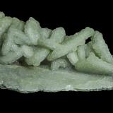 Prehnite after CalciteCantera Dahisar, Mumbai (Bombay), Distrito Mumbai (Bombay), Maharashtra, India210 x 75 x 55 mm (Author: Rob Schnerr)