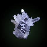 Galena and Quartz<br />Madan mining area, Rhodope Mountains, Smolyan Oblast, Bulgaria<br />40mm X 37mm x 40mm<br /> (Author: Firmo Espinar)