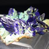 Azurite<br />Calabona Mine, Alghero, Sassari Province, Sardinia/Sardegna, Italy<br />36 x 27 mm<br /> (Author: Sante Celiberti)