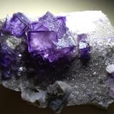 Fluorite<br />Yaogangxian Mine, Yizhang, Chenzhou Prefecture, Hunan Province, China<br />72 x 58 mm<br /> (Author: Sante Celiberti)