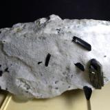 Neptunite<br />California State Gem Mine (Benitoite Gem Mine), San Benito River headwaters area, Santa Rita Peak, New Idria District, San Benito County, California, USA<br />91 x 63 mm<br /> (Author: Sante Celiberti)