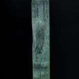 Beryl (variety aquamarine)<br />Shelby, Cleveland County, North Carolina, USA<br />8.9 x 1.8 cm<br /> (Author: am mizunaka)
