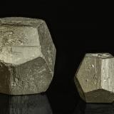 Pyrite<br />Soria, Castile and León, Spain<br />ca. 25 x 25 x 25 mm (the biggest)<br /> (Author: Rob Schnerr)