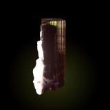 Elbaite and Albite (variety clevelandite)<br />Stak Nala, Haramosh Mountains, Skardu District, Gilgit-Baltistan (Northern Areas), Pakistan<br />15mm x 34mm x 16mm<br /> (Author: Firmo Espinar)