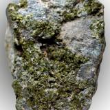 Epidota<br />Huelma, Comarca Sierra Mágina, Jaén, Andalucía, España<br />55 x 42 x 30 mm.<br /> (Autor: José Luis Zamora)