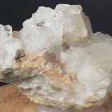 Calcite, Albite<br />Kluppen Valley, Schmirn, Innsbruck-Land District, North Tyrol, Tyrol/Tirol, Austria<br />6,5 x 4,5 cm<br /> (Author: Volkmar Stingl)
