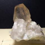 Topaz, Quartz, Microcline, Albite<br />Dassu, Braldu Valley, Shigar District, Gilgit-Baltistan (Northern Areas), Pakistan<br />64 x 60 mm<br /> (Author: Sante Celiberti)