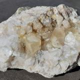 Calcite<br />Wuyi tunnel north (construction site), Wuyishan, Nanping Prefecture, Fujian Province, China<br />11 x 8 cm<br /> (Author: Volkmar Stingl)
