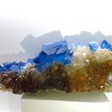 Fluorite, Quartz<br />Moritz II Mine, Sewen, Thann-Guebwiller, Haut-Rhin, Grand Est, France<br />22 x 8 x 8 cm<br /> (Author: Jean Suffert)