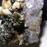 Fluorite, Marcasite, Calcite<br />Silius, Metropolitan City of Cagliari, Sardinia/Sardegna, Italy<br />19 x 11 cm<br /> (Author: Sante Celiberti)