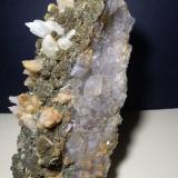 Fluorite, Marcasite, CalciteSilius, Ciudad metropolitana de Cagliari, Cerdeña/Sardegna, Italia19 x 11 cm (Author: Sante Celiberti)