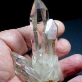 Cuarzo (variedad cristal de roca)<br />Le Bourg d'Oisans, Grenoble, Isère, Auvergne-Rhône-Alpes, Francia<br />6 x 4 cm.<br /> (Autor: javier ruiz martin)