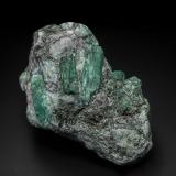 Beryl (variety emerald)<br />Curlew Emerald Mine, Shaw River, East Pilbara Shire, Pilbara Region, Western Australia, Australia<br />8.1 x 4.8 x 3.8 cm<br /> (Author: am mizunaka)